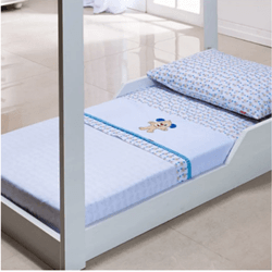 Incomfral Jogo de Lençol - Mini Cama 1.00x1.80 Fis... - Universo dos Enxovais