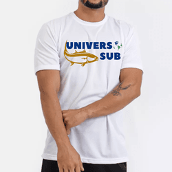 Camiseta Dryfit Branco - Universo Sub - Universo Sub