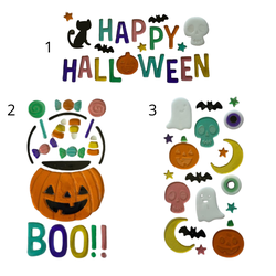 Adesivos de Gel de Janela Halloween - 3826 - USA PARA VOCÊ LOJINHA