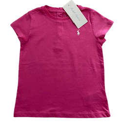 Camiseta de Algodão Mini Pony Polo Ralph Lauren Pi... - USA PARA VOCÊ LOJINHA