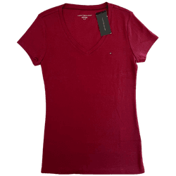 Blusa Tommy Hilfiger Marsala Feminina - 1884 - USA PARA VOCÊ LOJINHA