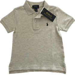Camiseta Polo Ralph Lauren Cinza Masculina Infanti... - USA PARA VOCÊ LOJINHA