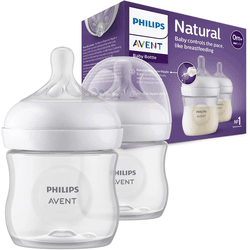 Kit 2 Mamadeiras Natural Avent 0m+ - 4280 - USA PARA VOCÊ LOJINHA