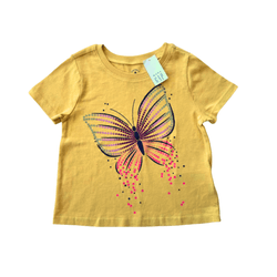 Camiseta Butterfly Amarela Gap - 4285 - USA PARA VOCÊ LOJINHA