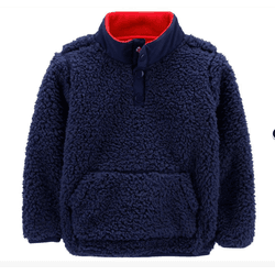 Blusa de Fleece Infantil Azul Carter's - 4358 - USA PARA VOCÊ LOJINHA