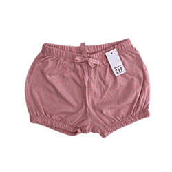 Short Gap com estrelinha modelo balonê rosa - 1319 - USA PARA VOCÊ LOJINHA