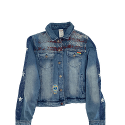 Jaqueta Jeans Marvel Infantil - 4041 - USA PARA VOCÊ LOJINHA