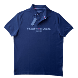 Camiseta Polo Azul Regular Fit Tommy Hilfiger Masc... - USA PARA VOCÊ LOJINHA