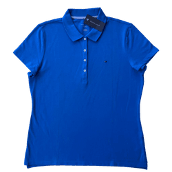 Camiseta Polo Tommy Hilfiger Azul Feminina - 4259 - USA PARA VOCÊ LOJINHA