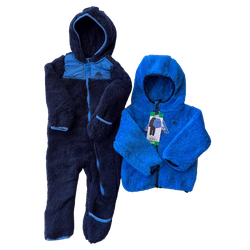 Conjunto Macacão e Blusa de Fleece Azul Snozu - 42... - USA PARA VOCÊ LOJINHA