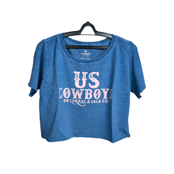 Cropped Feminino Azul Petróleo - USC-CF-002 - USCOWBOYS