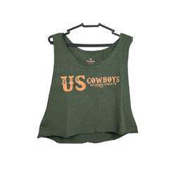 Cropped Feminino Cavado Verde Musgo - USC-CFC-002 - USCOWBOYS