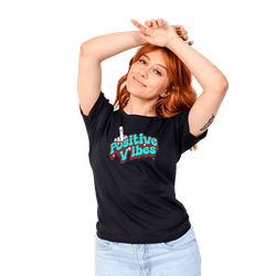 Baby Look Positive Vibes Dedo do Meio Debochada Hu... - USE CLAN