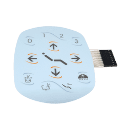 Teclado Membrana Equipo Techno Unidade Assist 200 Dabi - VB1265 - V&B DO BRASIL
