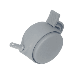 Rodízio para Raio-x 80mm com Trava Pvc (Cinza) Dabi/gnatus - VB1669 - V&B DO BRASIL