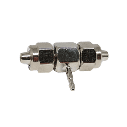 Conexão Tee (Rosca C/ Porcas) Espigão 3,3mm Mangueira 1,6mm - VB2065 - V&B DO BRASIL