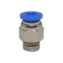 Conexão Engate Rápido Macho (Metal) 06mm X 1/8'' Npt - VB2496 - V&B DO BRASIL