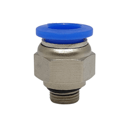 Conexão Engate Rápido Macho (Metal) 10mm X 1/8'' Npt - VB2498 - V&B DO BRASIL