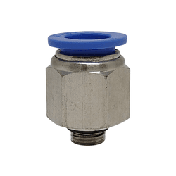 Conexão Engate Rápido Macho (Metal) 12mm X 1/8'' Npt - VB2499 - V&B DO BRASIL