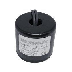 Bobina Solenóide 9/25w 110/220v Núcleo 12mm Thermoval 20756 - VB2689 - V&B DO BRASIL