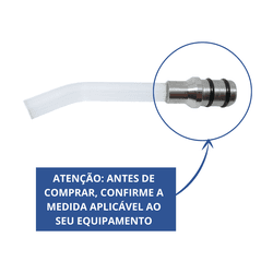 Ponteira Fibra Ótica Branca Foto Compatível Kavo 12x15mm - VB2815 - V&B DO BRASIL