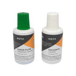Super Filme (Carbono Líquido) 10ml e Solvente 20ml - VB2986 - V&B DO BRASIL