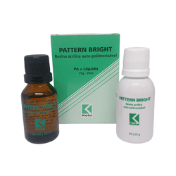 Resina Acrílica Pattern Bright Pó 25g e Líquido 20ml - VB2988 - V&B DO BRASIL