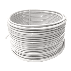 Mangueira Tripla C/ Capa 5,0x3,2mm Branco Gelo (Pu) - VB3096 - V&B DO BRASIL