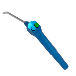 Seringa TrÍPlice OdontolÓGica De AlumÍNio Quadrada Azul - VB3114 - V&B DO BRASIL