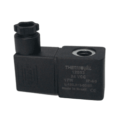 Bobina Solenóide 17w 24vcc Núcleo 10,4mm Thermoval 12053 - VB3137 - V&B DO BRASIL