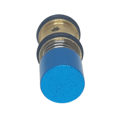 Botão Anodizado Seringa Tríplice Azul Modelo Novo Dabi - VB3177 - V&B DO BRASIL
