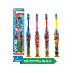 Kit Escova Dental Infantil Patrulha Canina 2un - VB3204 - V&B DO BRASIL