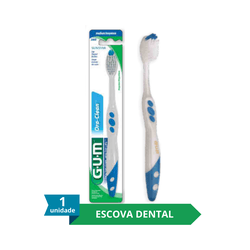 Escova Dental Ora Clean Azul Roxo e Rosa - VB3207 - V&B DO BRASIL