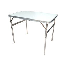 Mesa Dobrável em Alumínio com Tampo de Mdf 60x45cm - VB3233 - V&B DO BRASIL