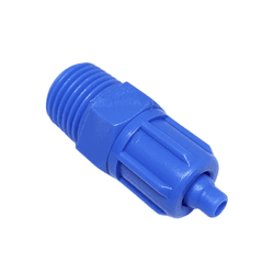 Conexão Reta Macho Abs 6mm X 1/4