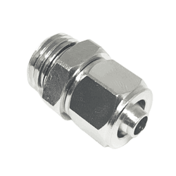 Conexão Reta Macho Metal 8mm X 1/4