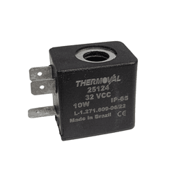 Válvula Bobina 10w 32vcc Núcleo 10,4mm Thermoval 25124 - VB3453 - V&B DO BRASIL