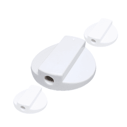 Knob Platinum Branco Dabi (kit 3) - VB3560 - V&B DO BRASIL