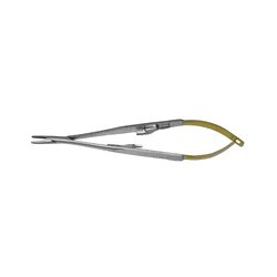 Porta Agulha Castroviejo Reto 16cm com Vídia e Trava - VB3611 - V&B DO BRASIL