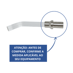Ponteira Fibra Ótica Fotopolimerizador Branca 10x15mm - VB2821 - V&B DO BRASIL