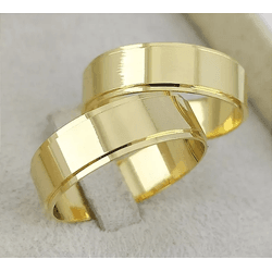 Alianças de Casamento 6mm Goiatuba - 833 - Márcio Joias 1966