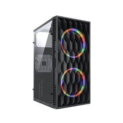 GABINETE GAMER VINIK WAVE PRETO LATERAL ACRILICO -... - Monitoriza Distribuidora