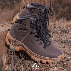 Bota Arizona em Couro Legítimo Reforçado Resistent... - Via Livre Boots