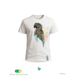 T-Shirt Arara – Bran... - VIDA BR