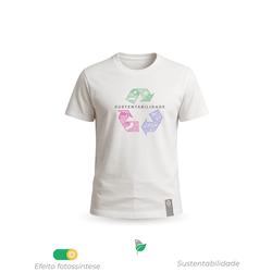 T-Shirt Sustentabilidade – Branca - 013 - VIDA BR