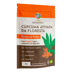 Cúrcuma Ativada da Floresta Viva Regenera 60g - VILA CEREALE