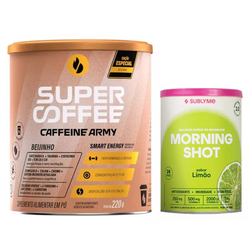 Super Coffee Beijinho 220g + Morning Shot Limão 14... - VILA CEREALE