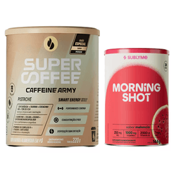 KIT Super Coffee Pistache 220g + Morning Shot Mela... - VILA CEREALE