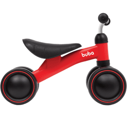 BICICLETA DE EQUILIBRIO 4 RODAS VERMELHA - VJB1072 - VILA JARDIM STORE BABY