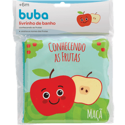 LIVRINHO DE BANHO CONHECENDO AS FRUTAS - VJB11751 - VILA JARDIM STORE BABY